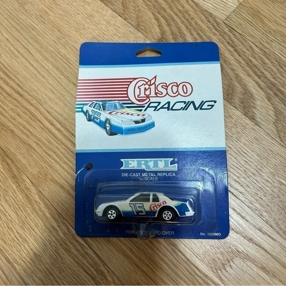 Vintage Crisco Racing Car ERTL New Kids Toy Blue